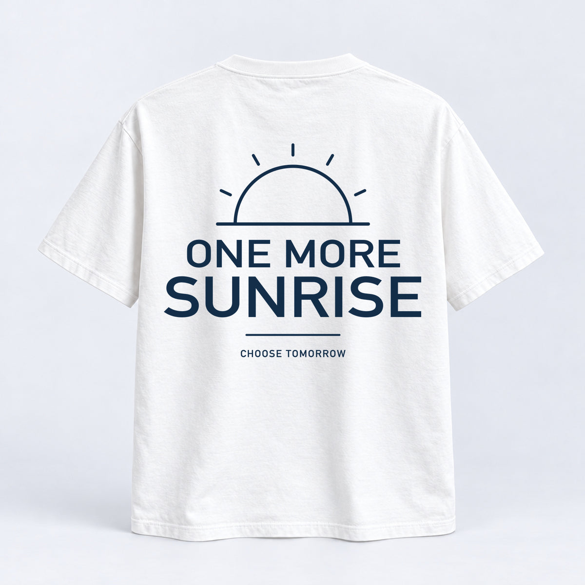 One More Sunrise Tee — White